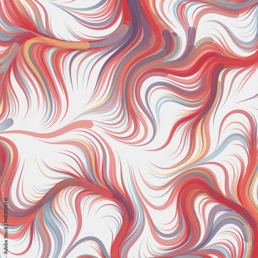 Obraz premium Abstract Perlin Noise Geometric Pattern generative computational art illustration