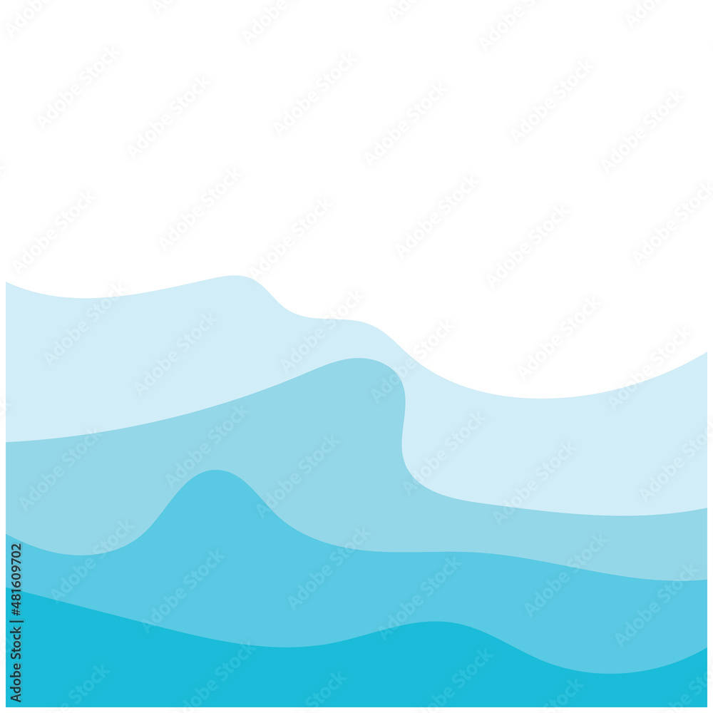 Obraz premium Abstract Water wave design background