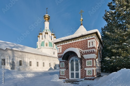 St.Vvedensky Tolga convent during the celebration of the Epiphany