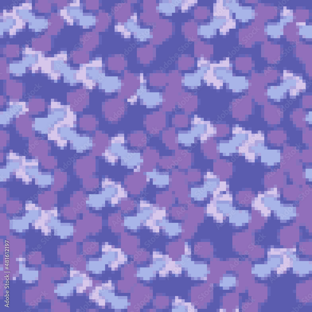 Abstract camouflage seamless pattern in pixel style. Abstract camo endless wallpaper. Creative 8 bit background Abstract camouflage seamless pattern in pixel style. Abstract camo endless wallpaper. Creative 8 bit background