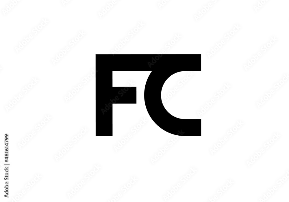 fc cf f c initial letter logo fc cf f c initial letter logo