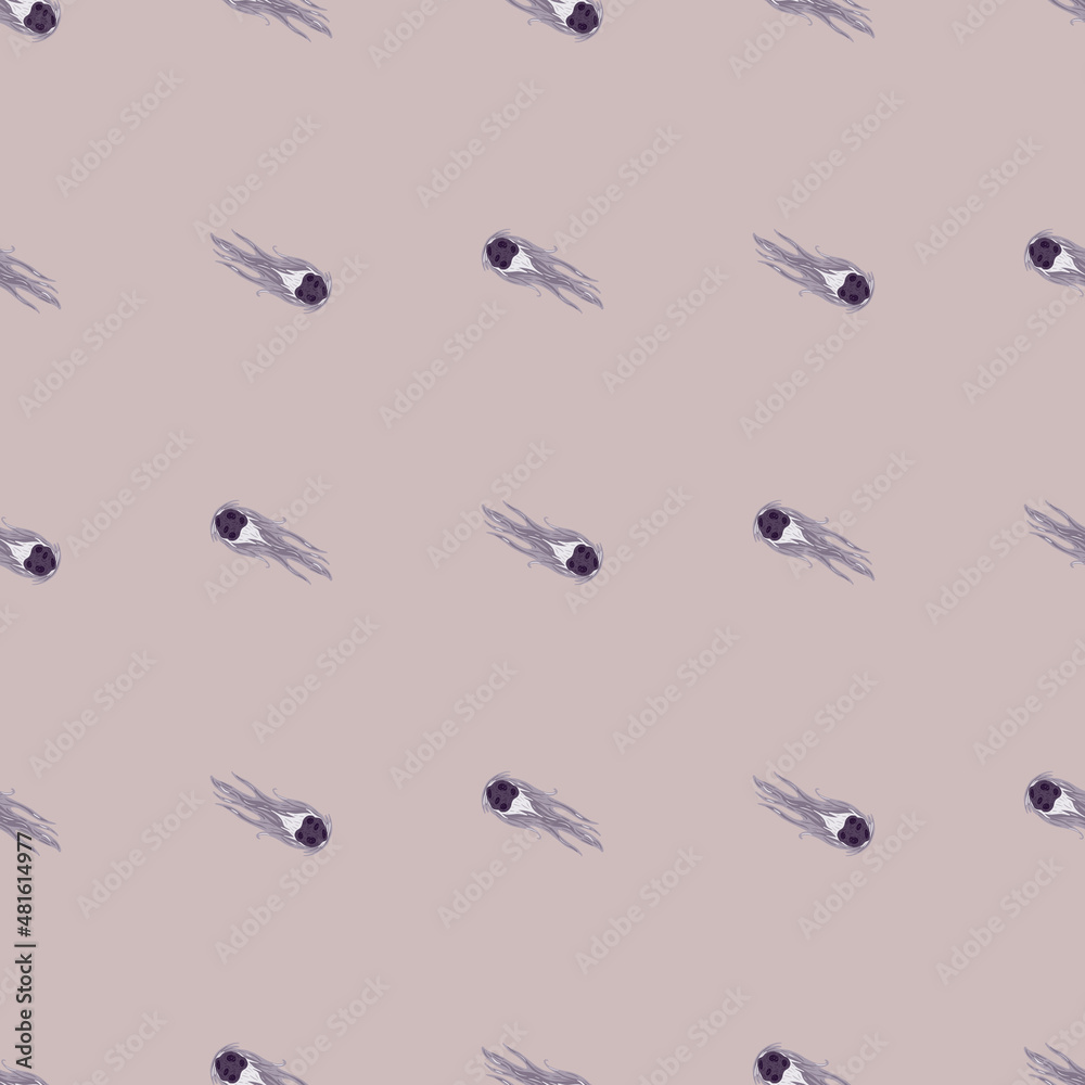 Comet fly seamless pattern. Design meteorite rain . Repeated Comet fly seamless pattern. Design meteorite rain . Repeated
