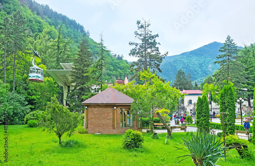 In old park of Borjomi, Georgia. photo