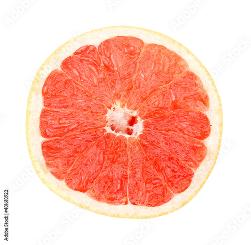 Fresh grapefruits isolated on a white background 