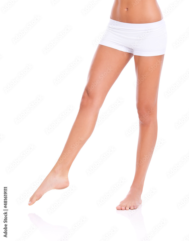 Those are some nice legs. Cropped studio shot of a woman's legs isolated on white. Those are some nice legs. Cropped studio shot of a woman's legs isolated on white.