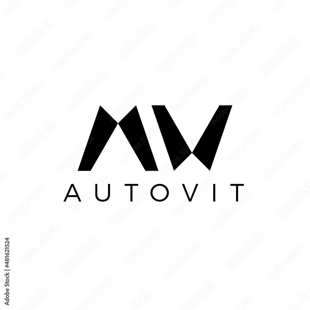 Letter AV Fashion Monogram logo. Letter AV Alphabet Collar Shirt Abstract Icon. Modern, Elegant, Luxury Style Characters for Fashion logo