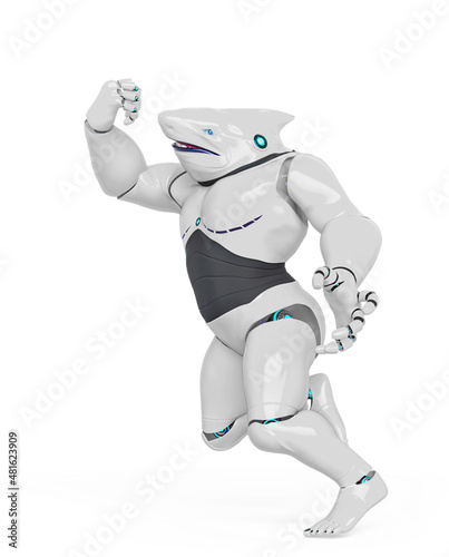 cyber shark is looking for truble photo
