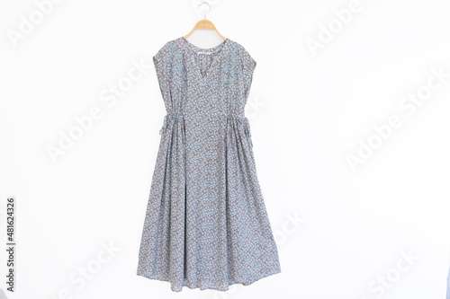 dress on white background. photo