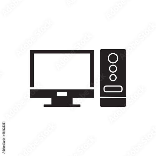 Computer icon ( vector illustration )
