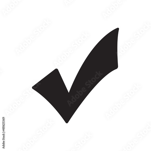 Right mark icon ( vector illustration )