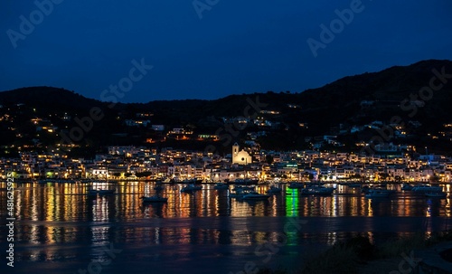 marina at night