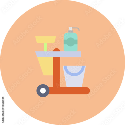 Cleaning Cart Icons