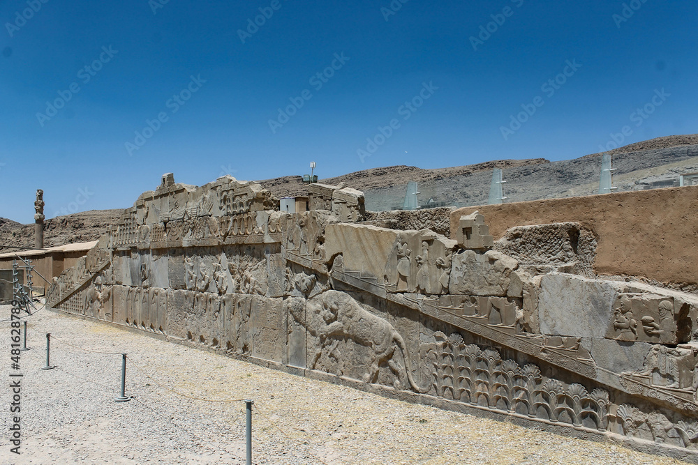 ancient persian capital persepolis, iran