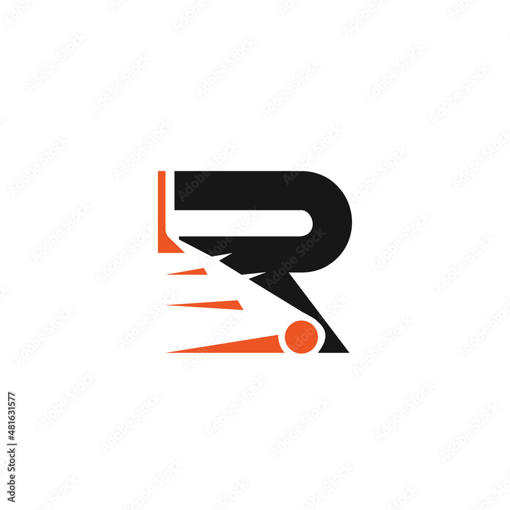 Fototapeta premium Alphabet R Letter or Words Design For Your Business