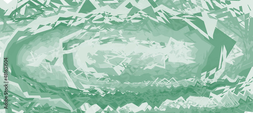 Web  background abstract green geometric business