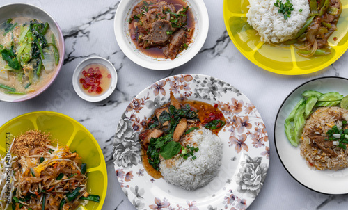 Mixed Thai Food Dishes