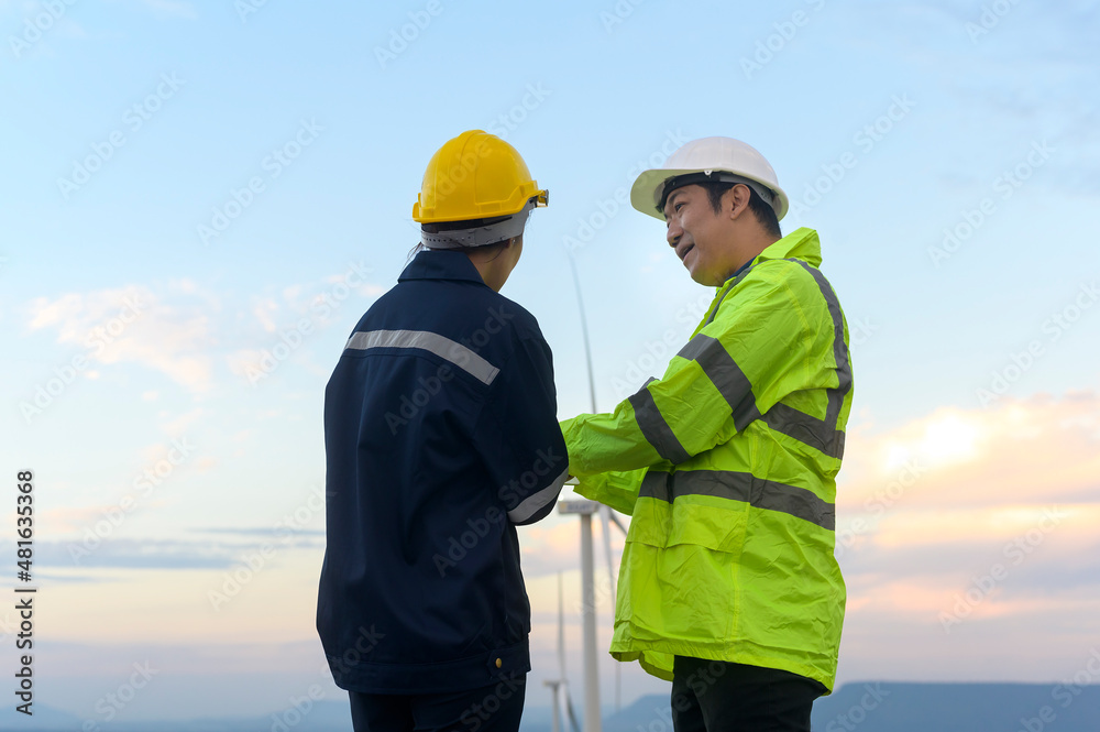 people engineer are wearing a protective helmet on head, using tablet Analytics engineering data... people engineer are wearing a protective helmet on head, using tablet Analytics engineering data...