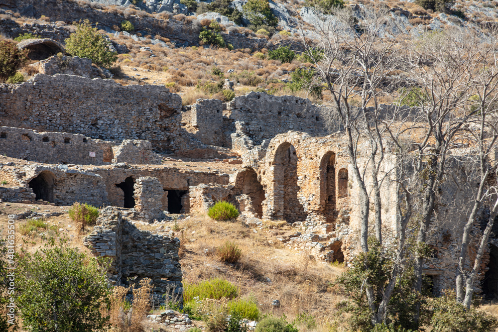 Anamurium Ancient City. Mersin, Turkey