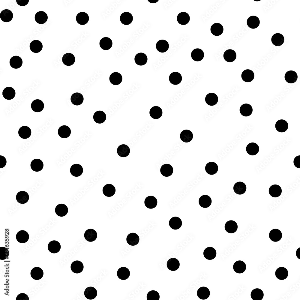 Seamless pattern with dots. Simple vector texture