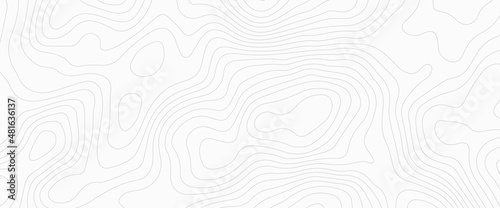 Abstract topographic background,  Vector illustration of topographic line contour map, black-white design, Luxury black abstract line art, White wave paper curved reliefs abstract background,.
