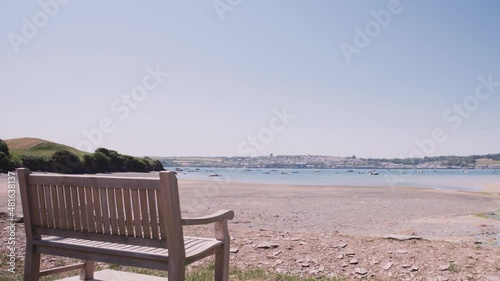 bench on the beach