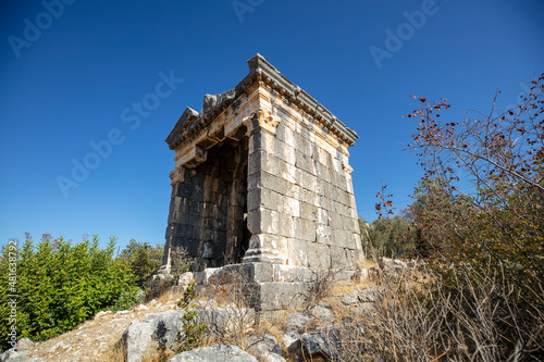 Imbriogon was an ancient place in Cilicia Trachea, whose modern name is Demircili (formerly Dösene) in Silifke district, in Mersin province, Turkey.
 photo