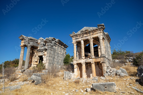 Imbriogon was an ancient place in Cilicia Trachea, whose modern name is Demircili (formerly Dösene) in Silifke district, in Mersin province, Turkey.
 photo