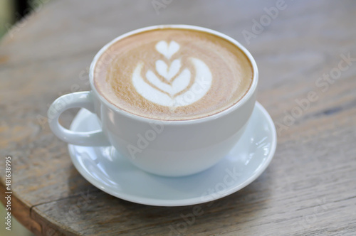 hot cofffee  cappuccino coffee or latte coffee or flat white