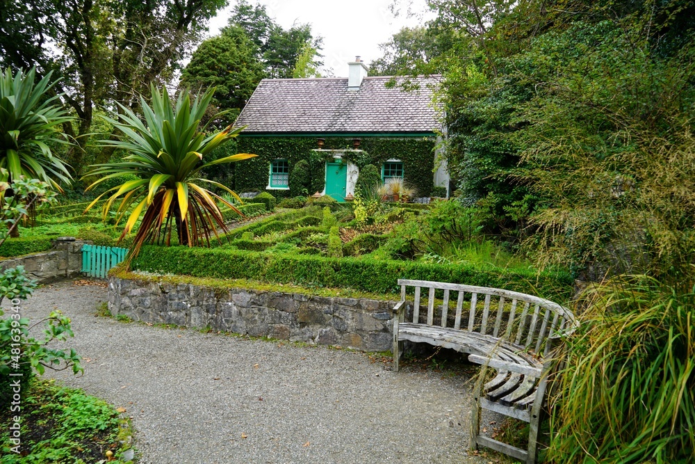 The Gardeners Cottage on the grounds of Glenveagh Castle in Glenveagh National Park, County Donegal, Ireland