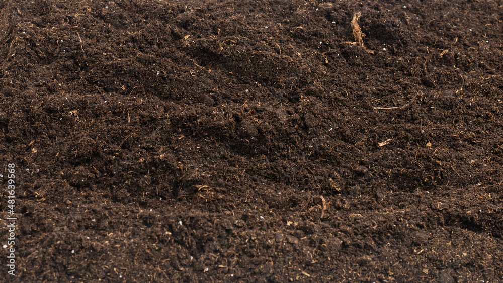 Soil for plant isolated on white background. Soil for plant isolated on white background.