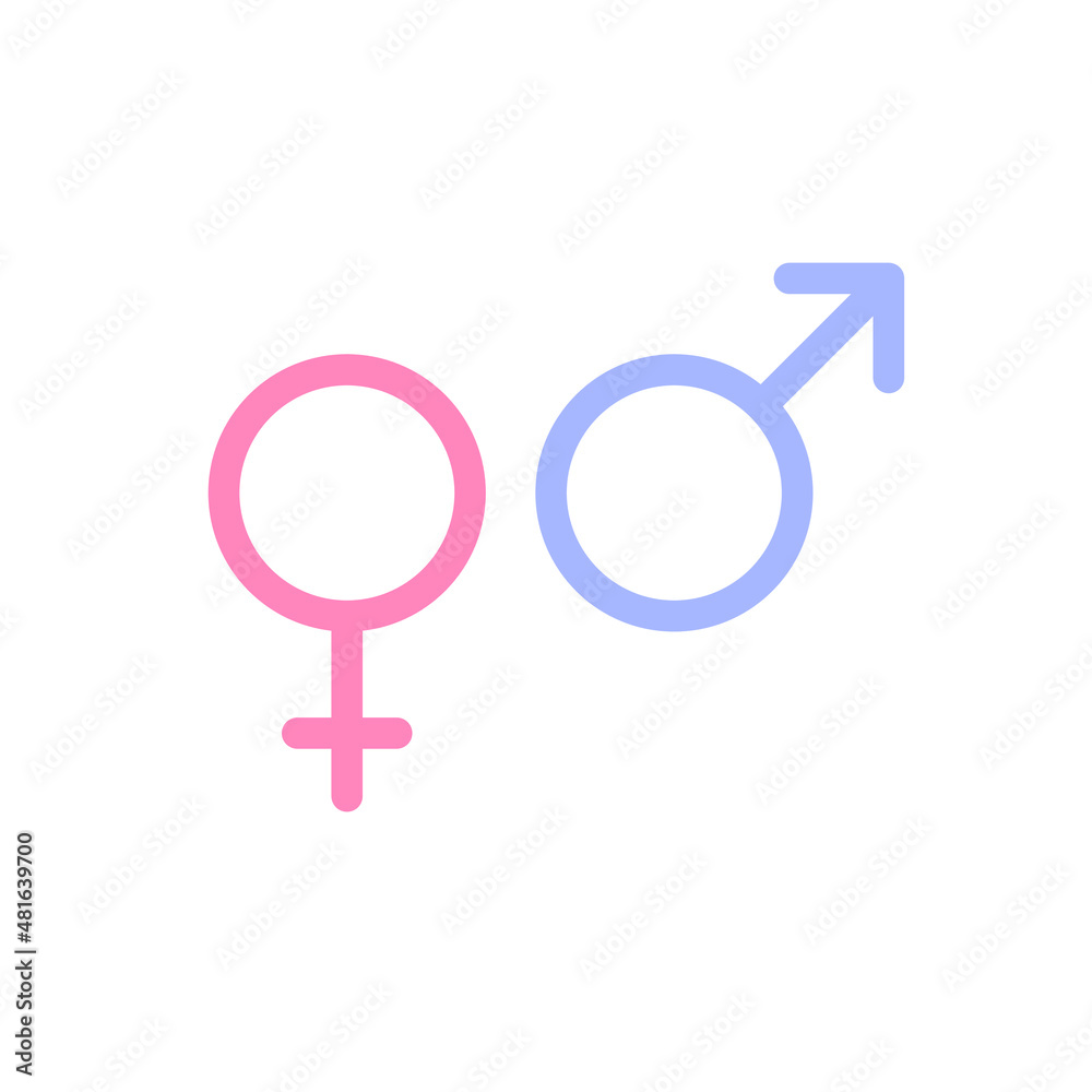 sign of gender symbol. vector icon of gender. sign of gender symbol. vector icon of gender.
