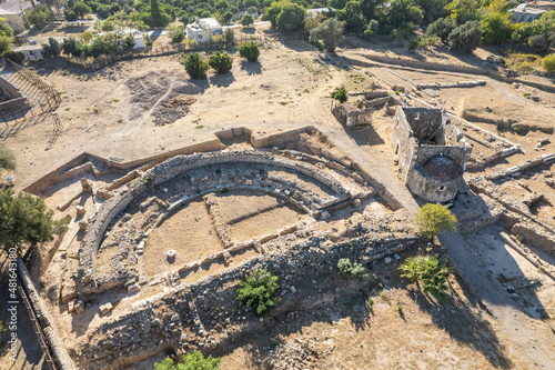 Kelenderis ancient city. Mersin, Turkey photo