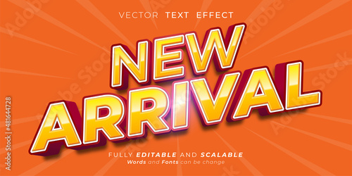 Editable text effect New Arrival 3d effect text style concept