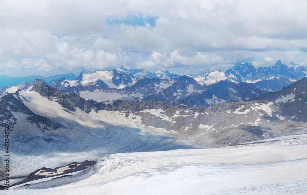 Beautiful mountain landscape. Caucasus Mountains. Elbrus