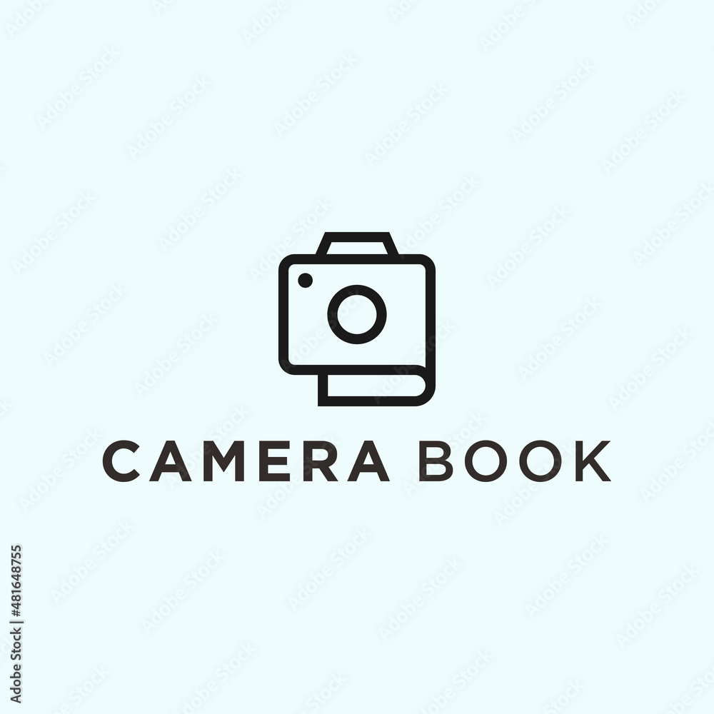 camera book logo. photo logo camera book logo. photo logo