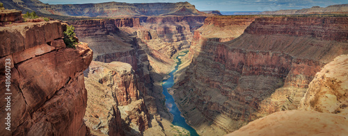Colorado River in the Grand Canyon from Toroweap photo