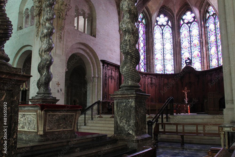 Fototapeta premium our lady cathedral in verdun (france)