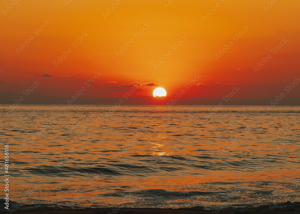 sunset
clouds
ocen
beach
