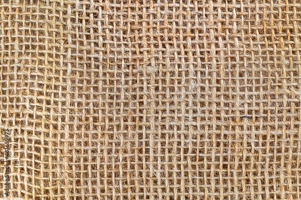 Simple background from a sackcloth or burlap Simple background from a sackcloth or burlap