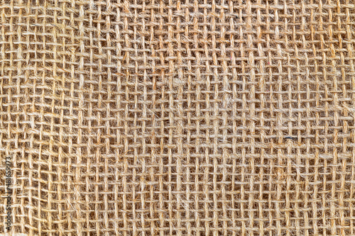 Simple background from a sackcloth or burlap