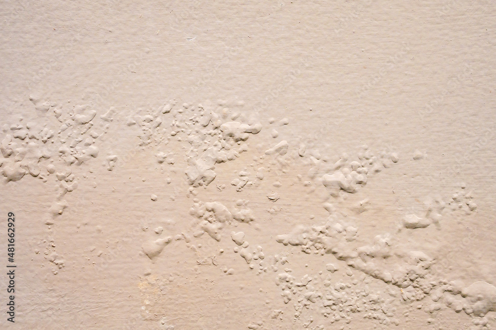 Brown wall damp damaged with peeling paint Brown wall damp damaged with peeling paint