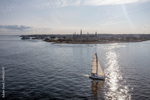 Segelyacht vor Helsingör photo