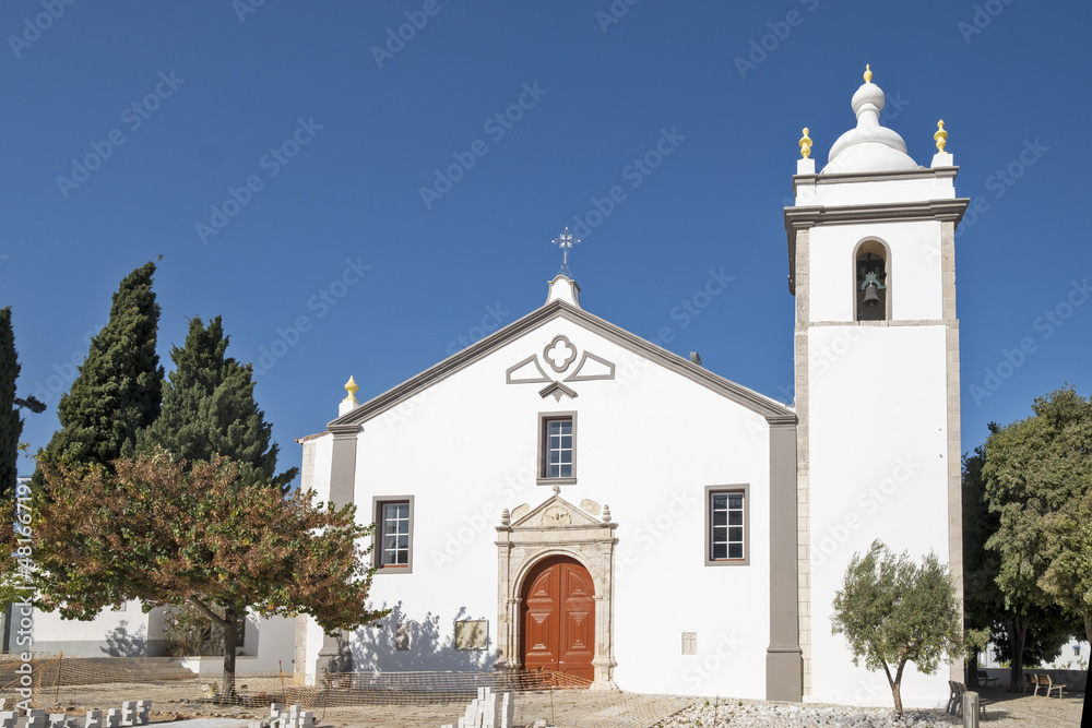 Fototapeta premium church in the old town of Estoi, Algarve, Portugal 