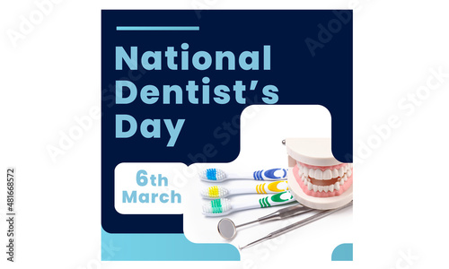 National Dentist and dental Day Post for instagram