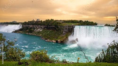 Niagara Falls  Horseshoe Falls  American Falls   Canada Ontario