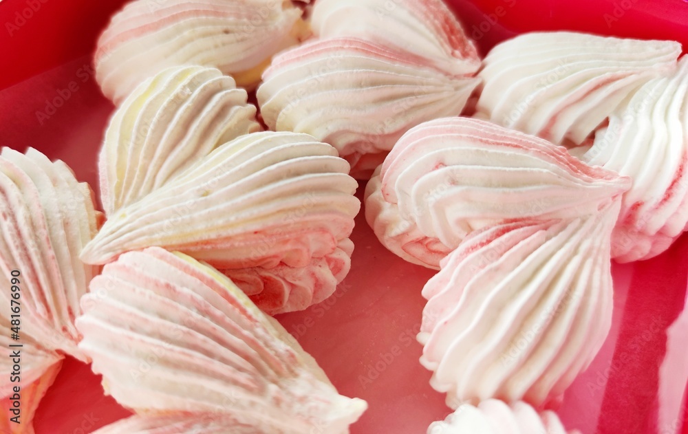 marshmallow hearts, sweets for lovers, Valentine's Day marshmallow hearts, sweets for lovers, Valentine's Day
