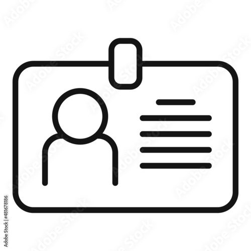 Mentor lesson icon outline vector. Training career