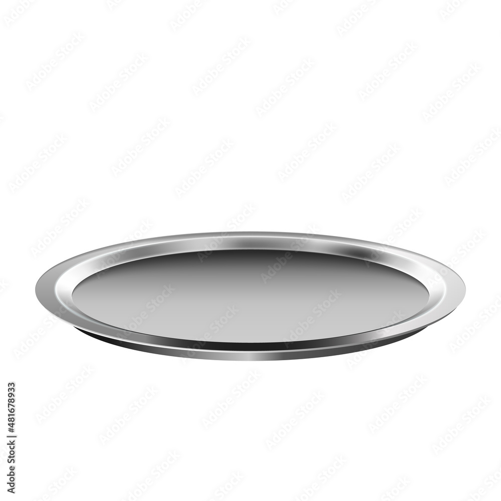 dish plate metal food. restaurant tray. cooking cloche empty 3d realistic vector dish plate metal food. restaurant tray. cooking cloche empty 3d realistic vector