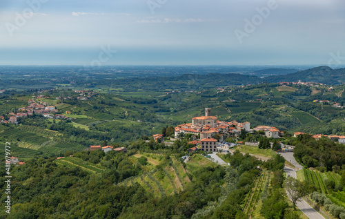 Obraz na płótnie Šmartno and Goriška Brda Landscape