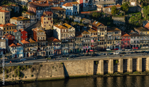 Porto Houses and Douro River